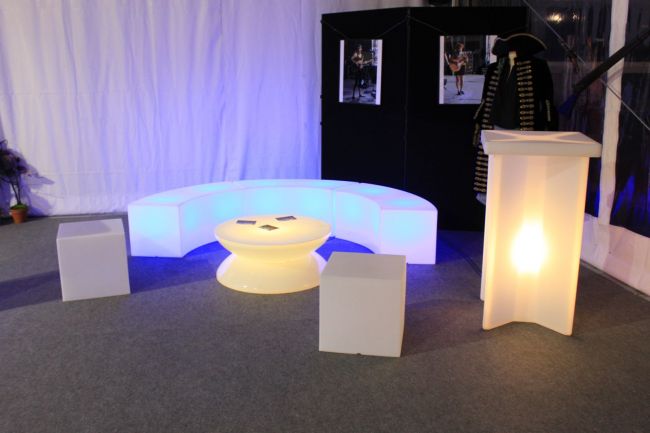 Salon en mobilier lumineux à Rouen